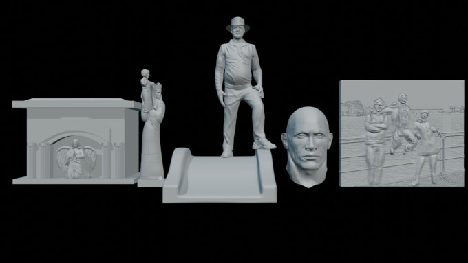 Gig Preview - Make character models in stl format for 3d print