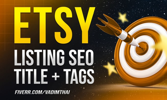 Gig Preview - Seo optimize your etsy titles and tags, rank listing set up ads traffic sales