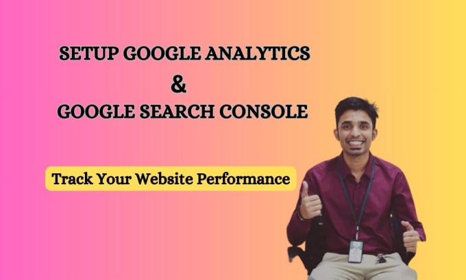 Gig Preview - Setup google analysis and search console in your website