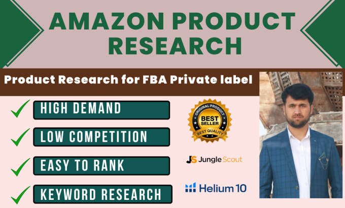 Gig Preview - Do amazon fba product research, amazon product hunting for private label