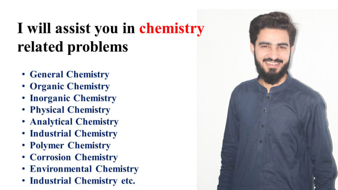 Gig Preview - Assist you in chemistry related problems