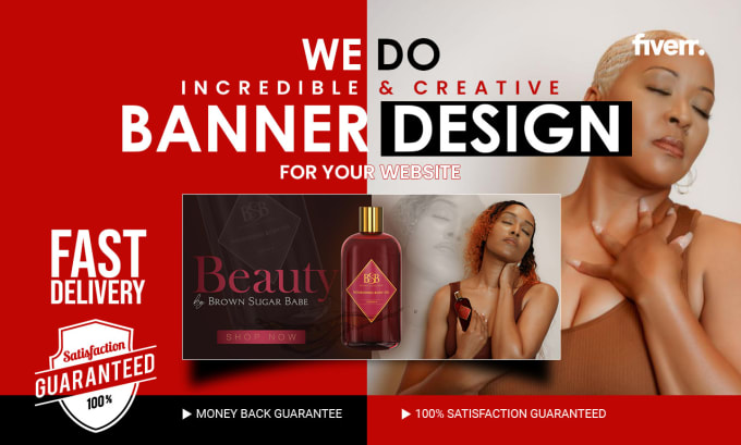 Gig Preview - Design web site banner and headers for your website