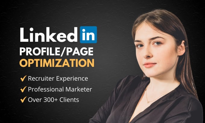 Gig Preview - Optimize your linkedin profile and business page