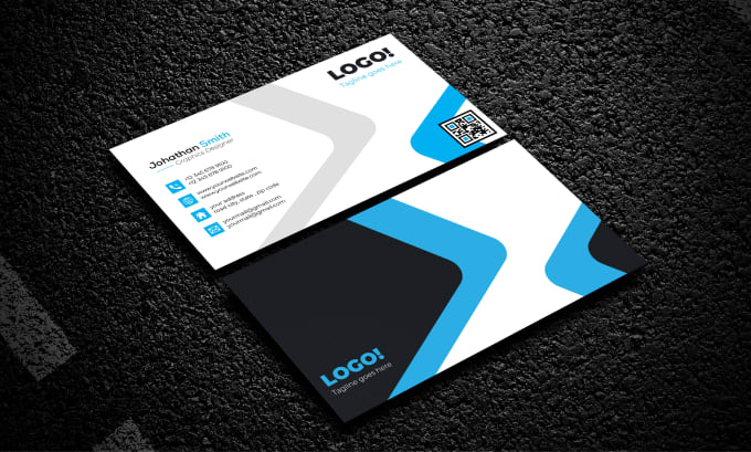 Gig Preview - Do modern, minimal, luxury, business card and logo design in just 2hrs