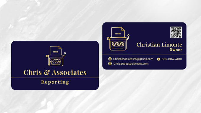 Gig Preview - Design legal consultant business card construction co, reporting firm branding