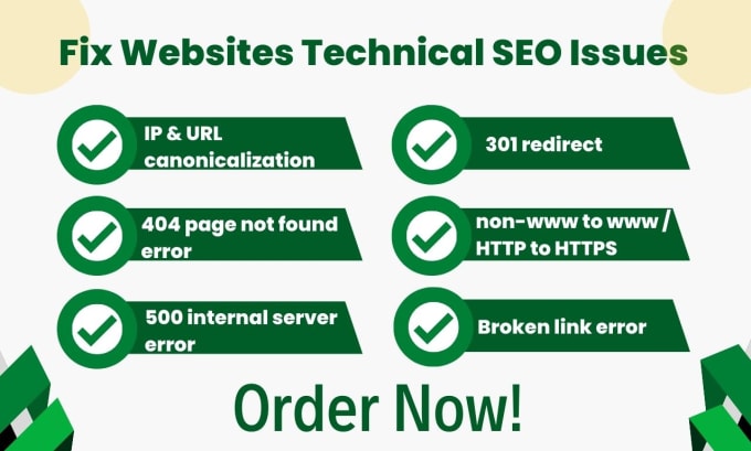 Gig Preview - Fix IP URL canonicalization and technical SEO issues very fast