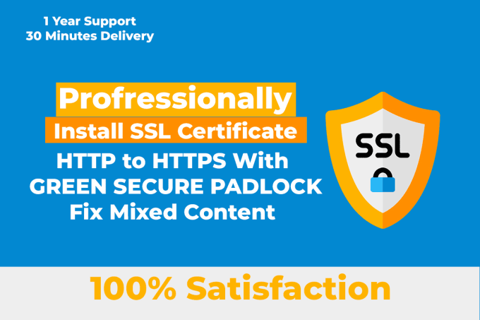 Gig Preview - Configure http to https install free SSL certificate