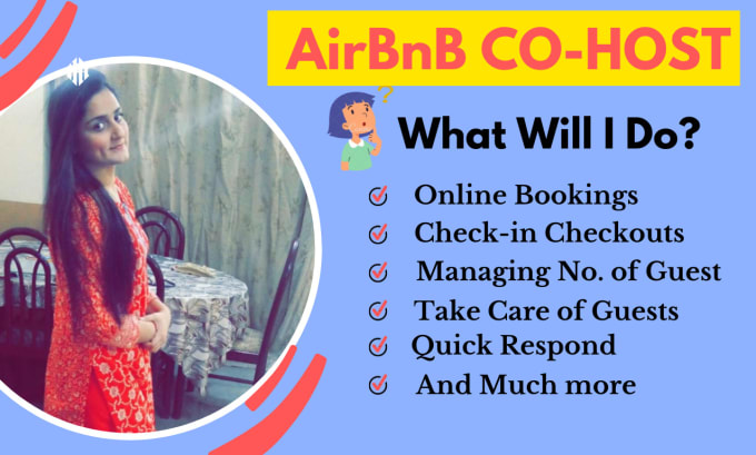 Gig Preview - Be your airbnb cohost and property manager for a month