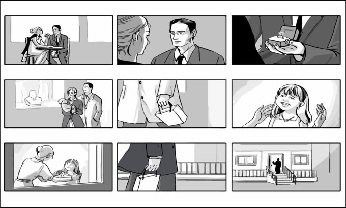 Gig Preview - Design professional storyboard illustrations