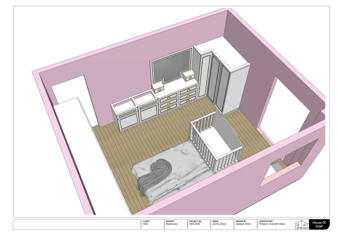 Gig Preview - Do 2d or 3d model for any kind of rooms