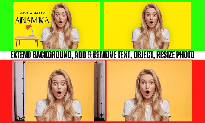 Bestseller - add or remove text, object, person, change, extend background, editing any photo