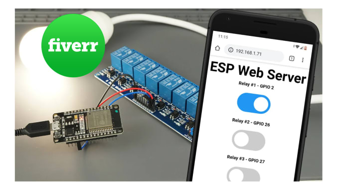 Gig Preview - Do coding for esp32 sensors and iot projects