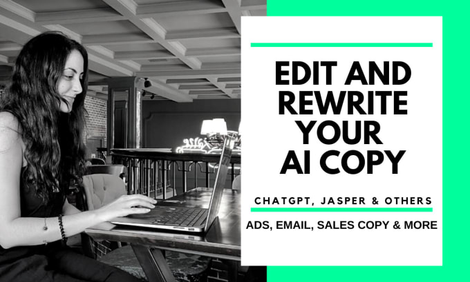 Gig Preview - Edit and rewrite your ai or chatgpt sales copy