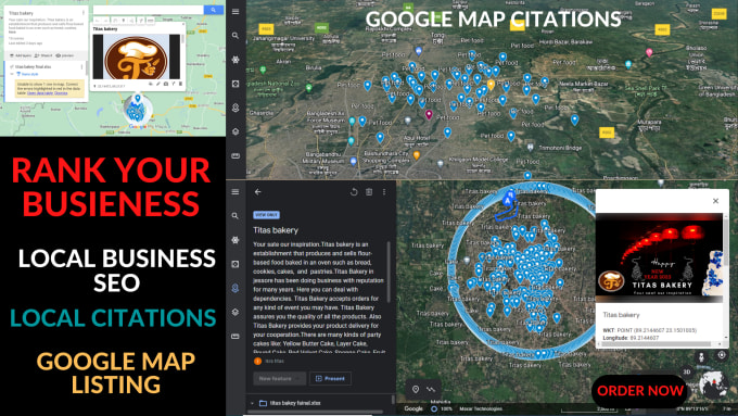 Gig Preview - Optimize google maps seo citations listing my business page for local gmb rank