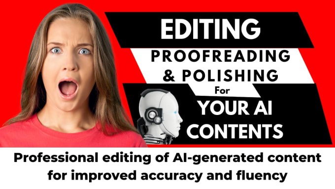 Gig Preview - Edit and proofread your ai generated ebook, article and any text