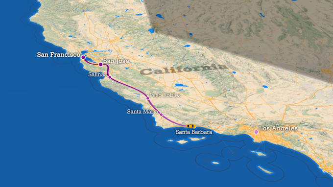 Gig Preview - Create 2d or 3d map animation with routes and video editing