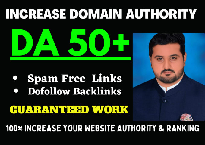 Gig Preview - Increase moz da domain authority 50 plus fast delivery