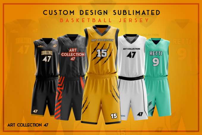 Gig Preview - Design a custom sublimated basketball uniform for you