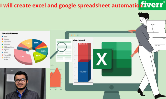 Gig Preview - Create excel and google spreadsheet automation