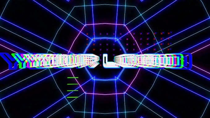 Gig Preview - Do amazing glitch logo animation for vj loop