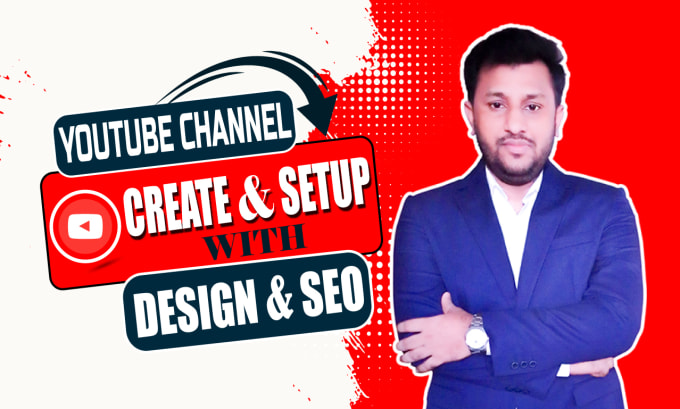 Gig Preview - Create and setup youtube channel with SEO friendly service