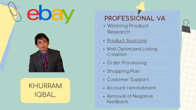 Gig Preview - Be your ebay virtual assistant, ebay dropshipping and wholesale VA