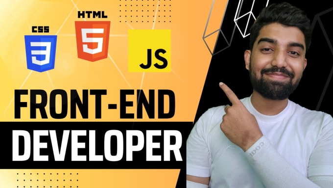 Gig Preview - Be your front end web developer with html, css javascript