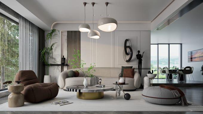 Gig Preview - Do photorealistic interior renderings and design