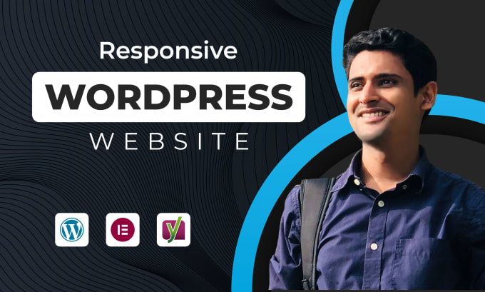 Gig Preview - Design a responsive wordpress website with elementor