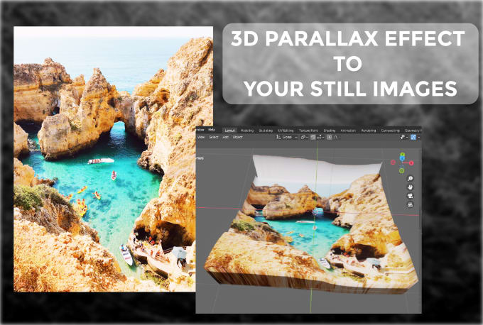 Gig Preview - Create an amazing 3d parallax from your image