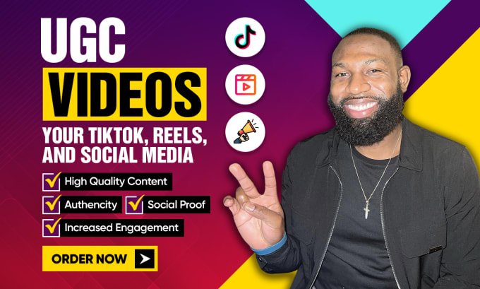 Gig Preview - Create ugc videos for your tiktok, reels, and social media