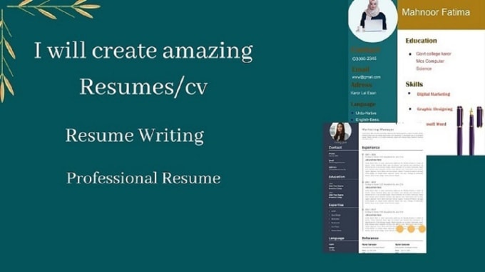 Gig Preview - Do professional resume writing services