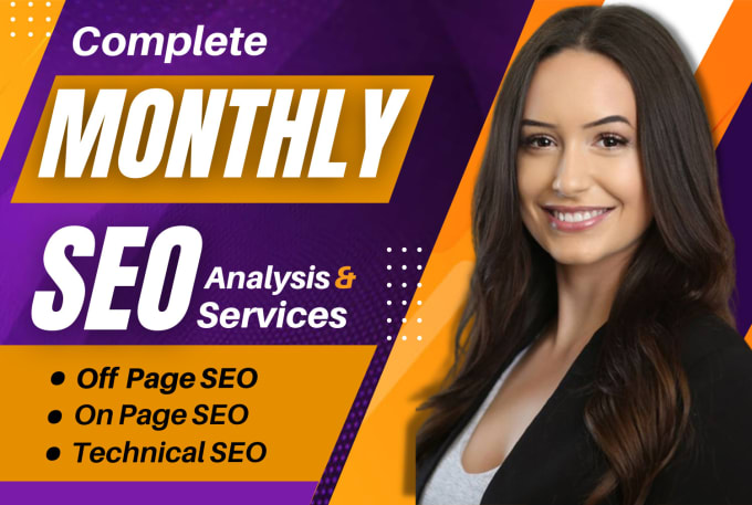 Bestseller - do monthly website seo service by white hat high da authority backlinks