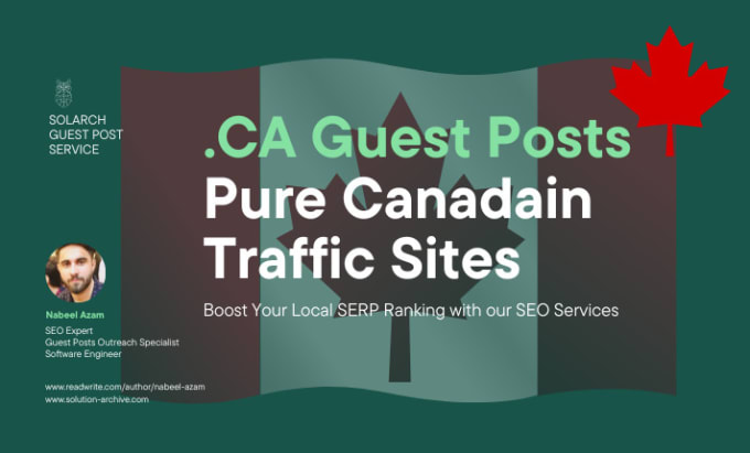 Gig Preview - Publish 10 canada guest posts on high da with dofollow links