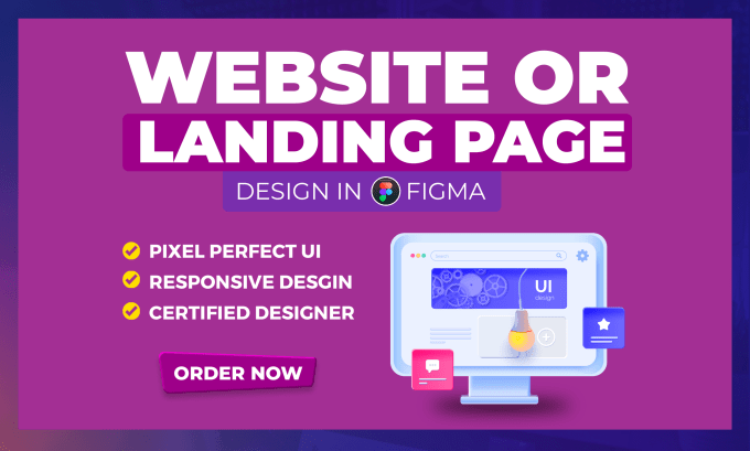 Gig Preview - Design your next landing page, including responsive design