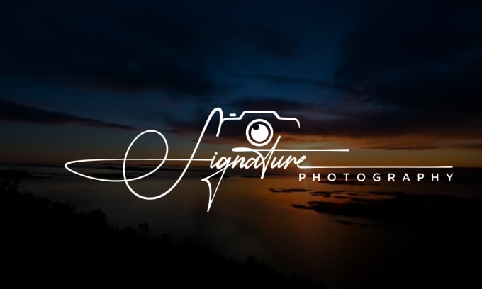 Gig Preview - Do notary signature photography hand drawn or minimalist logo design