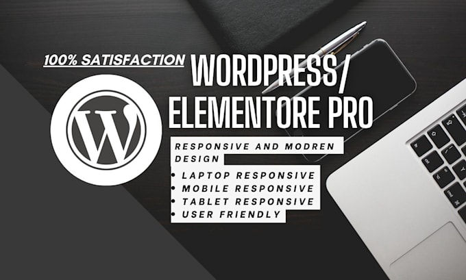 Gig Preview - Design responsive website on wordpress and elementor pro