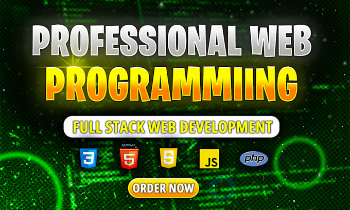 Gig Preview - Be your professional web programming expert using CSS, PHP, js react, nodejs