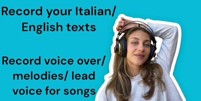 Gig Preview - Be your english and italian voice over