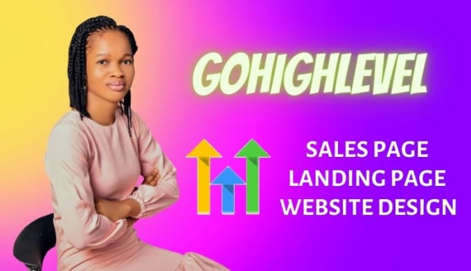 Gig Preview - Gohighlevel website, gohighlevel landing page sales page, ghl website expert ghl