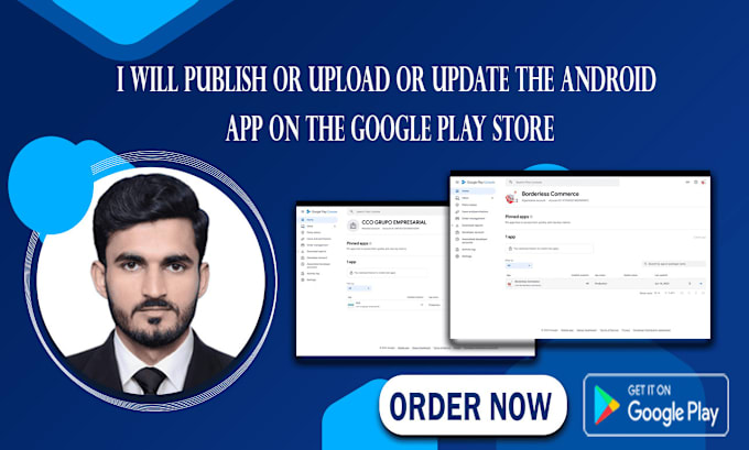 Gig Preview - Publish or upload or update the android app on the google play store