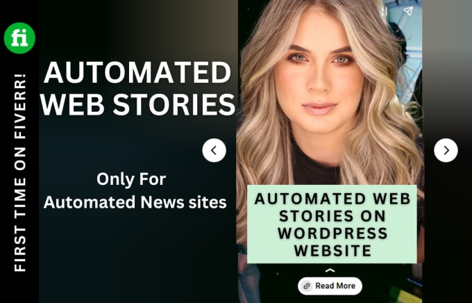 Gig Preview - Create automated web stories to boost traffic