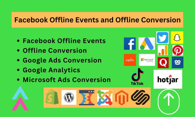 Gig Preview - Setup facebook offline event, conversion API and offline conversion with zapier