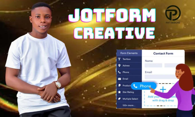 Bestseller - create a stunning and compelling form for you using  jotform