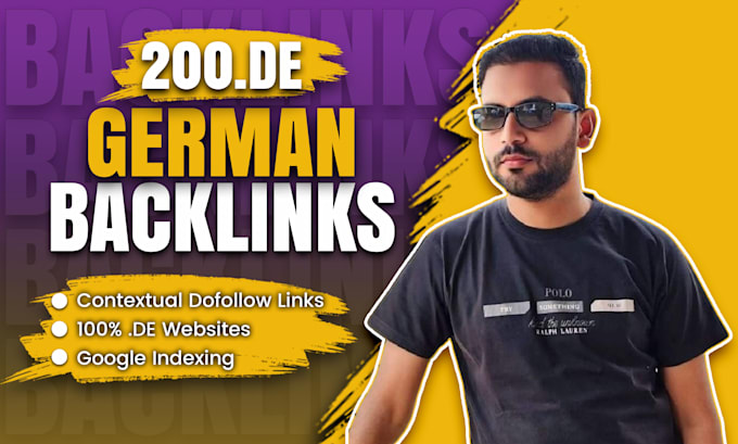 Gig Preview - Do contextual dofollow monthly SEO german backlinks on high da german websites