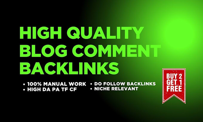 Gig Preview - Make 150 high quality blog comments authority SEO backlinks