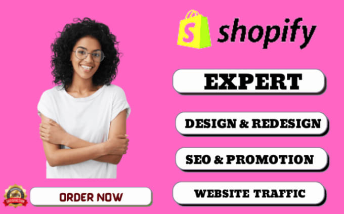 Gig Preview - Do shopify website design shopify website redesign shopify website redesign