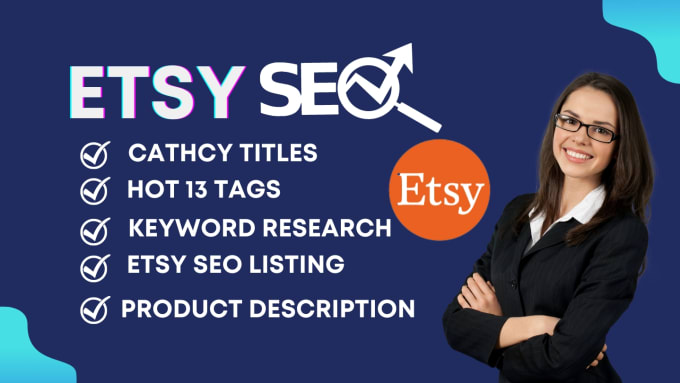 Gig Preview - Do etsy seo listing with product title description and tags