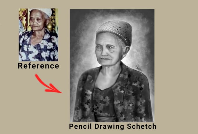 Gig Preview - Draw a pencil sketch portrait from your image