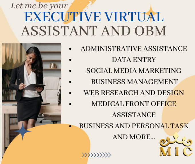 Gig Preview - Your executive virtual administrative assistant